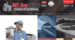 Desktop Screenshot of myguyhvac.com