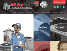 Tablet Screenshot of myguyhvac.com